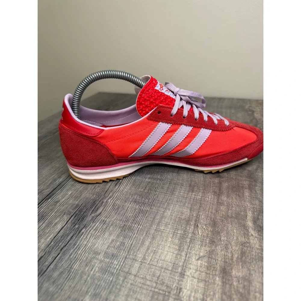 Adidas SL 72 RS Red Pink Purple JH7392 Women 8 Low Top Sneakers